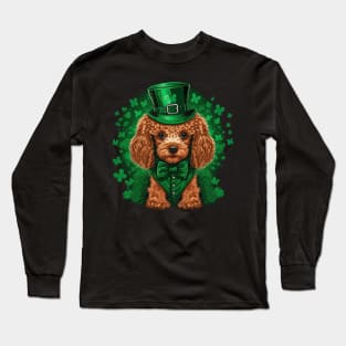 Poodle St. Patrick's day Long Sleeve T-Shirt